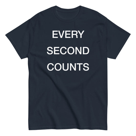 Every secord counts awesome Men's t-shirt - Premium t-shirt from MyDesigns - Just $19.95! Shop now at Lees Krazy Teez