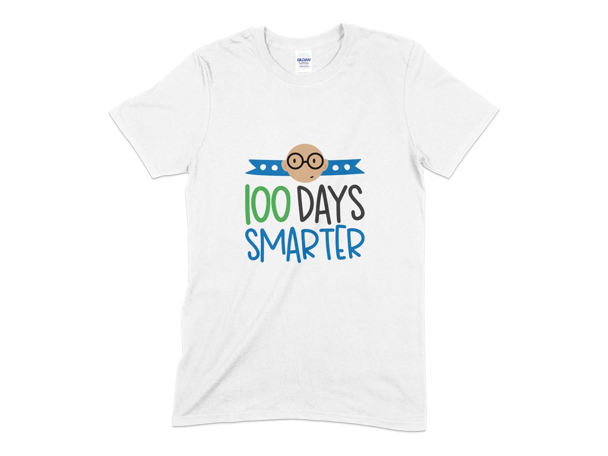 100 days smarter brainy t-shirt - Premium t-shirt from MyDesigns - Just $19.95! Shop now at Lees Krazy Teez