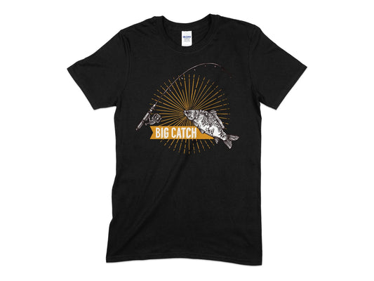 Big catch fishing outdoor bass trout Men's t shirt - Premium t-shirt from MyDesigns - Just $19.95! Shop now at Lees Krazy Teez