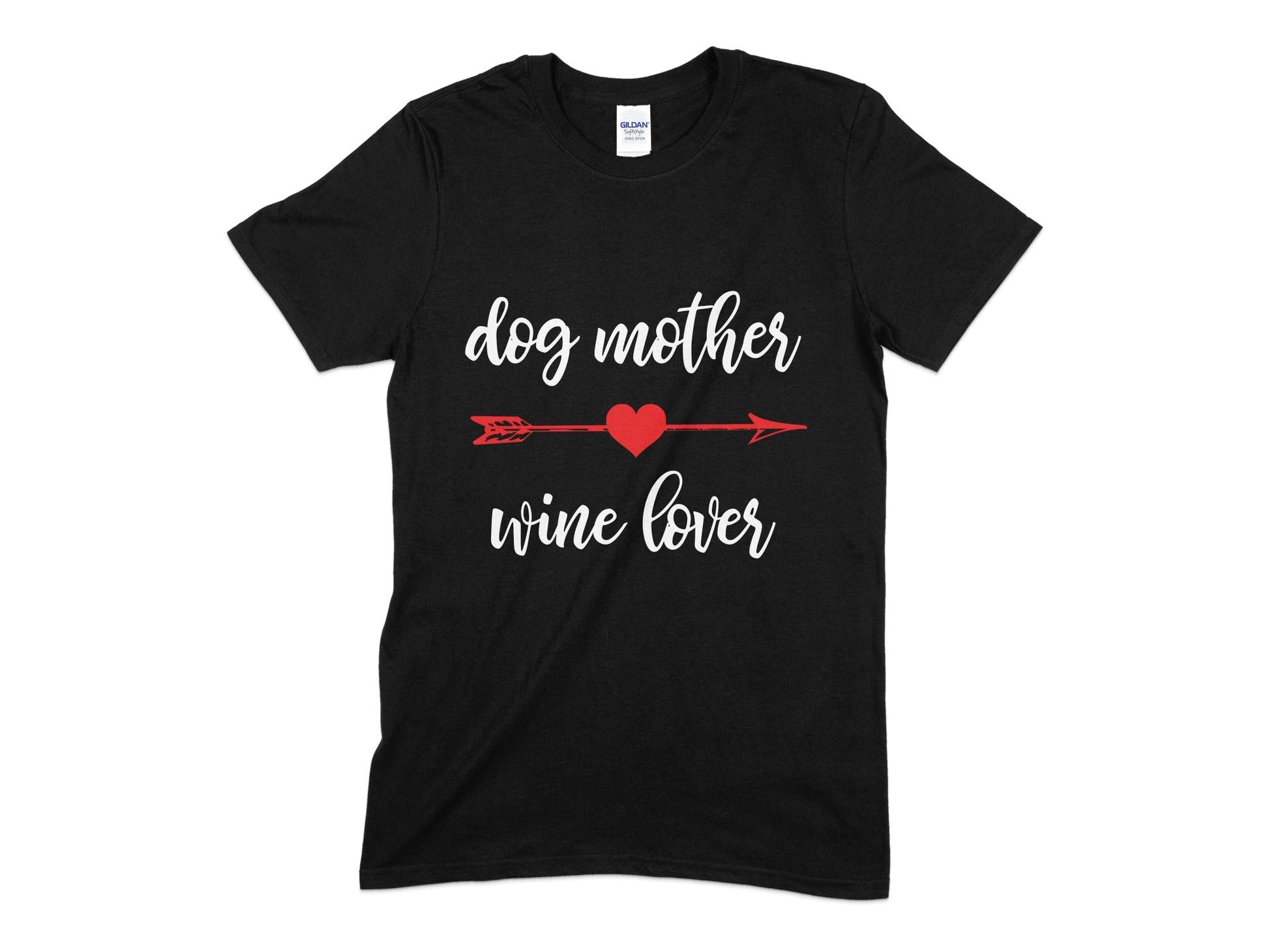 Dog Mom Wine Women's funny t-shirt - Premium t-shirt from MyDesigns - Just $19.95! Shop now at Lees Krazy Teez