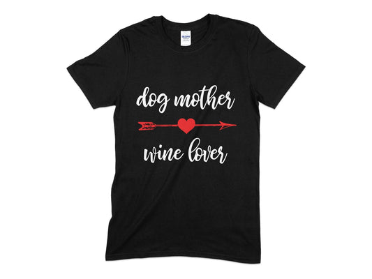 Dog Mom Wine Women's funny t-shirt - Premium t-shirt from MyDesigns - Just $19.95! Shop now at Lees Krazy Teez