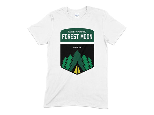 Family camping forest moon endoor t-shirt - Premium t-shirt from MyDesigns - Just $19.95! Shop now at Lees Krazy Teez