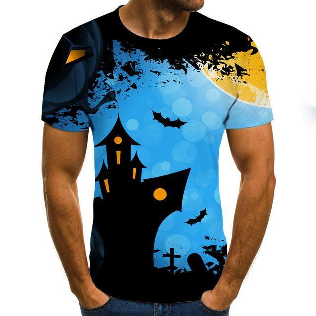 Spooky halloween 3d print casual Men's t-shirt - Premium t-shirt from eprolo - Just $19.95! Shop now at Lees Krazy Teez