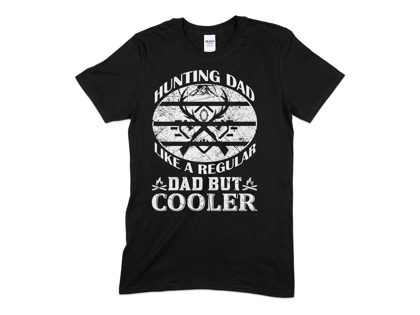 Hunting Dad like a regular Dad but cooler - Premium t-shirt from MyDesigns - Just $19.95! Shop now at Lees Krazy Teez