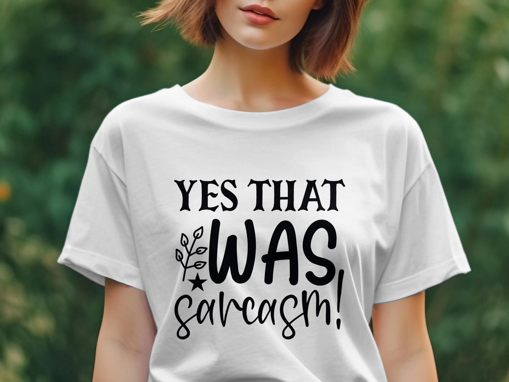 yes that was sarcasm Women's t-shirt - Premium t-shirt from MyDesigns - Just $21.95! Shop now at Lees Krazy Teez