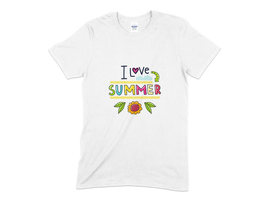 I love summer womens t-shirt - Premium t-shirt from MyDesigns - Just $18.95! Shop now at Lees Krazy Teez