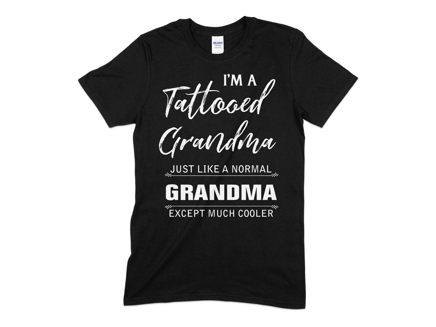 i am a tattod grandma family tshirt - Premium t-shirt from MyDesigns - Just $19.95! Shop now at Lees Krazy Teez