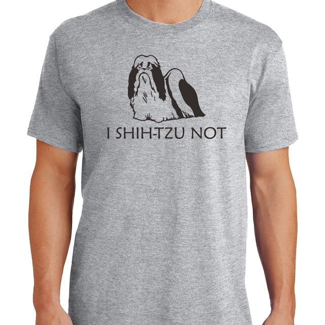 I shihtzu not funny dog Men's t-shirt - Premium t-shirt from Lees Krazy Teez - Just $19.95! Shop now at Lees Krazy Teez