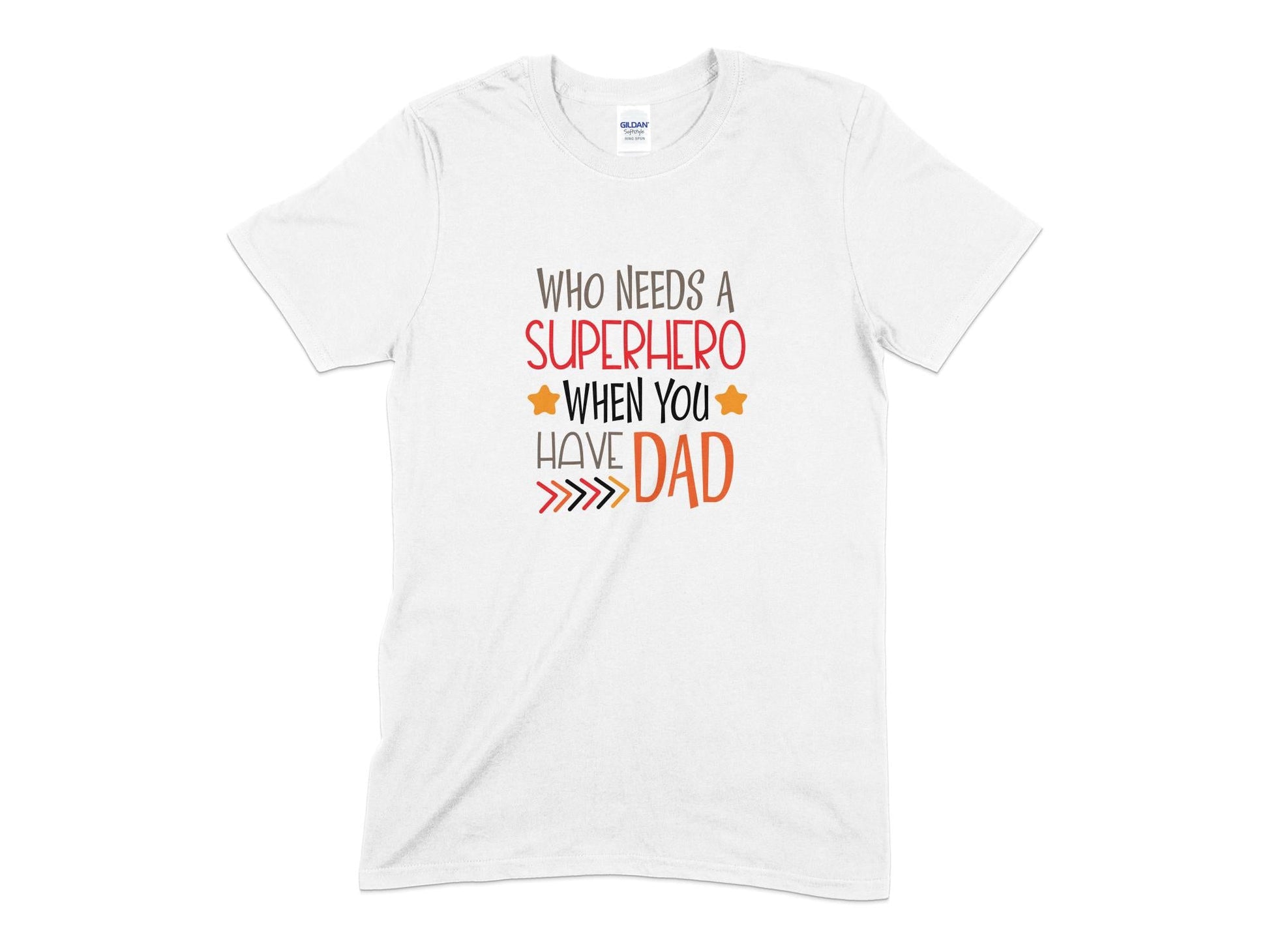 Who needs a superhero when you have dad - Premium t-shirt from MyDesigns - Just $19.95! Shop now at Lees Krazy Teez