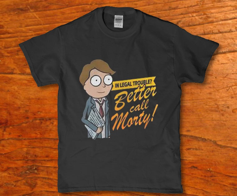 Better call morty funny cartoon Men's t-shirt - Premium t-shirt from MyDesigns - Just $19.95! Shop now at Lees Krazy Teez