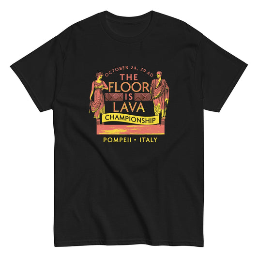 October 24th 79 ad the floor is lava T-shirt - Premium t-shirt from MyDesigns - Just $19.95! Shop now at Lees Krazy Teez