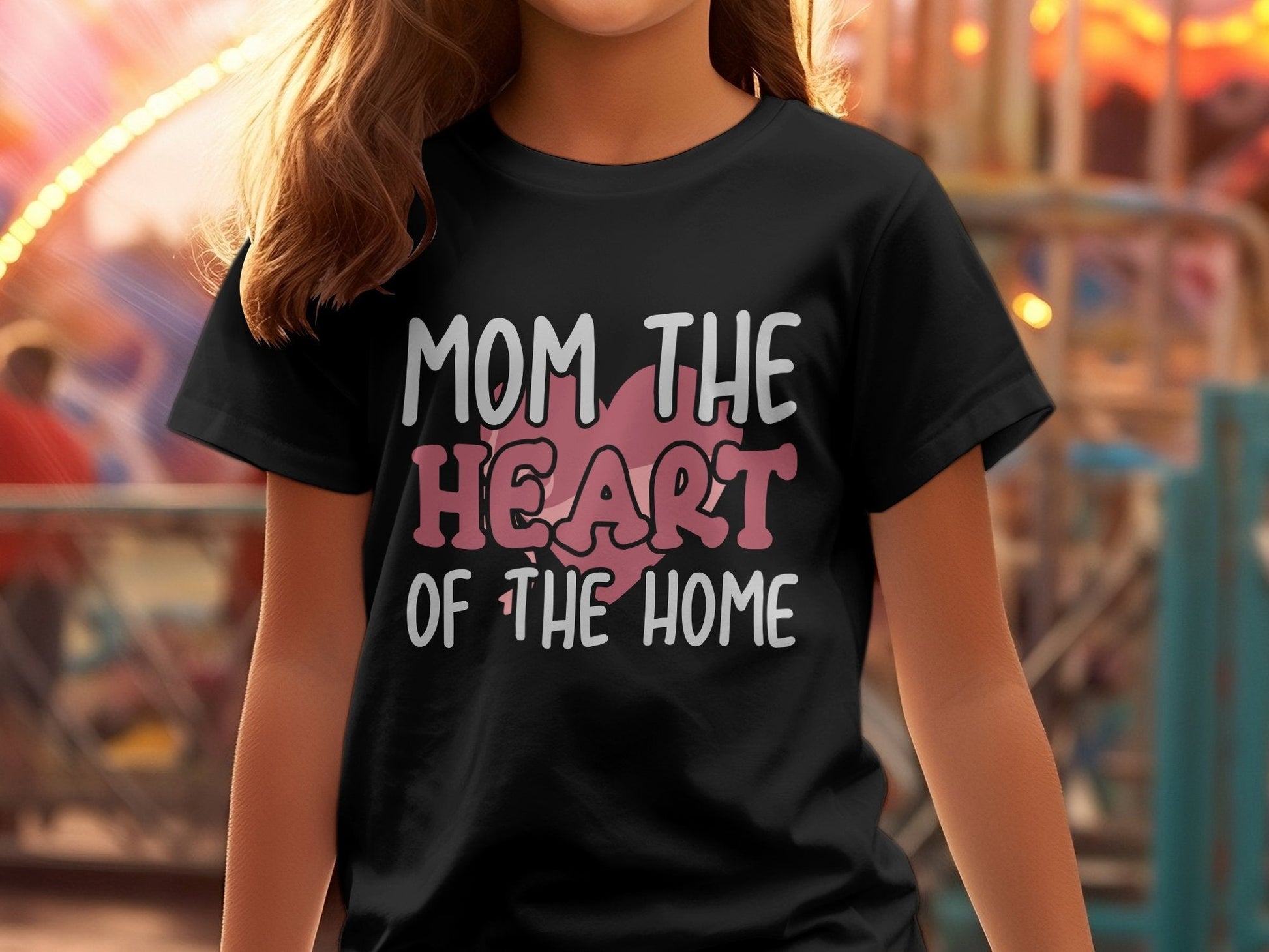 Mom the heart of the home mommy Women's tee - Premium t-shirt from MyDesigns - Just $21.95! Shop now at Lees Krazy Teez