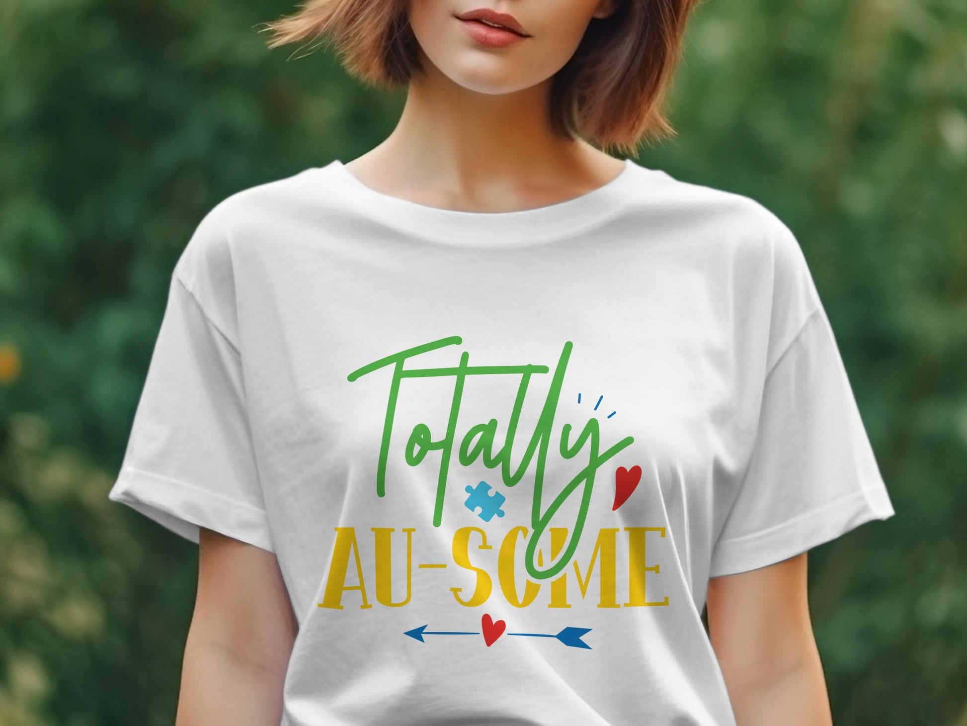 totally au-some Women's tee - Premium  from MyDesigns - Just $19.95! Shop now at Lees Krazy Teez