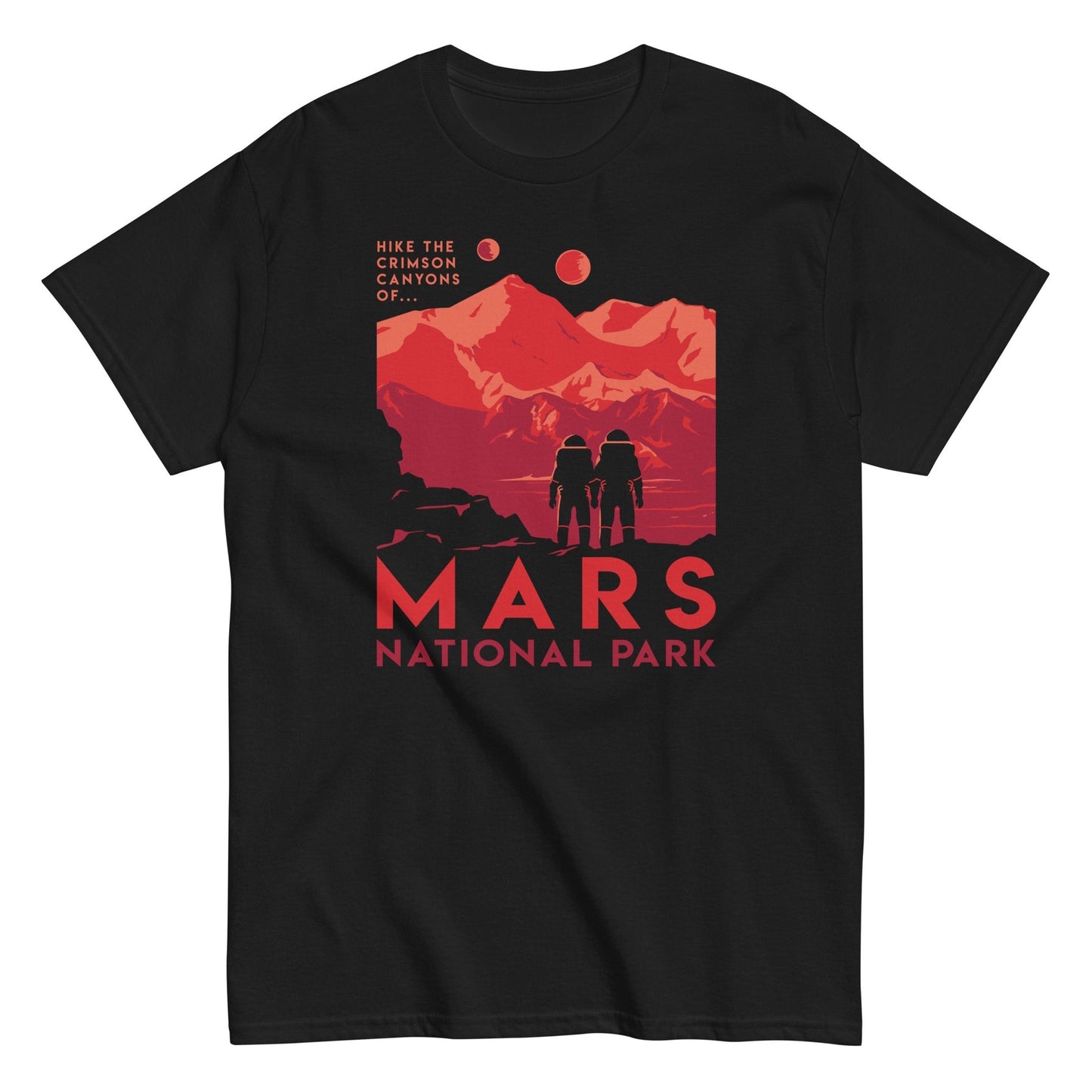 Hike the rimson canyons of mars national park t-shirt - Premium t-shirt from MyDesigns - Just $19.95! Shop now at Lees Krazy Teez