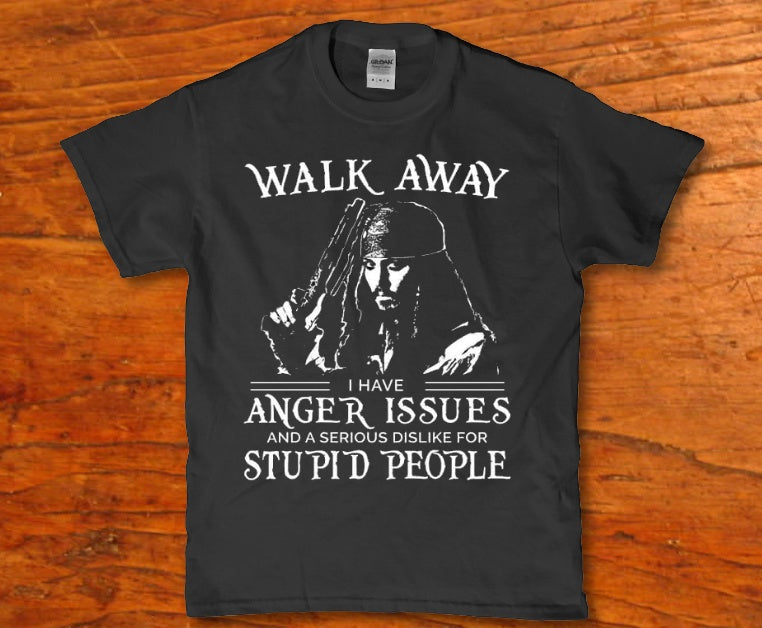 Walk away i have anger issues for stupid People Men's t-shirt - Premium t-shirt from MyDesigns - Just $19.95! Shop now at Lees Krazy Teez