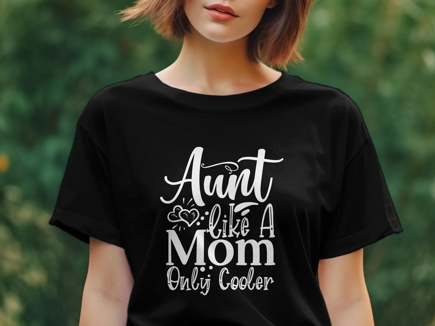 Aunt like a Mom only cooler Women's tee - Premium t-shirt from MyDesigns - Just $21.95! Shop now at Lees Krazy Teez