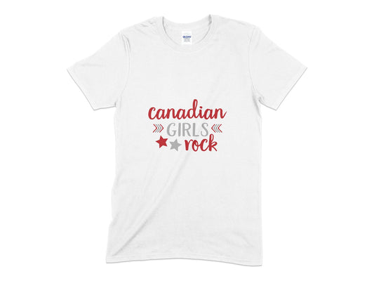 Canadian girls rock womens ladies t-shirt - Premium t-shirt from MyDesigns - Just $18.95! Shop now at Lees Krazy Teez