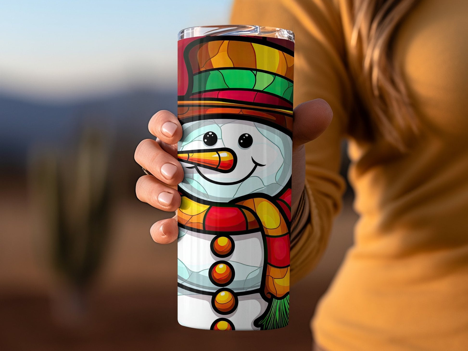 Snowman skinny awesome 20oz tumbler - Premium tumbler from MyDesigns - Just $29.95! Shop now at Lees Krazy Teez