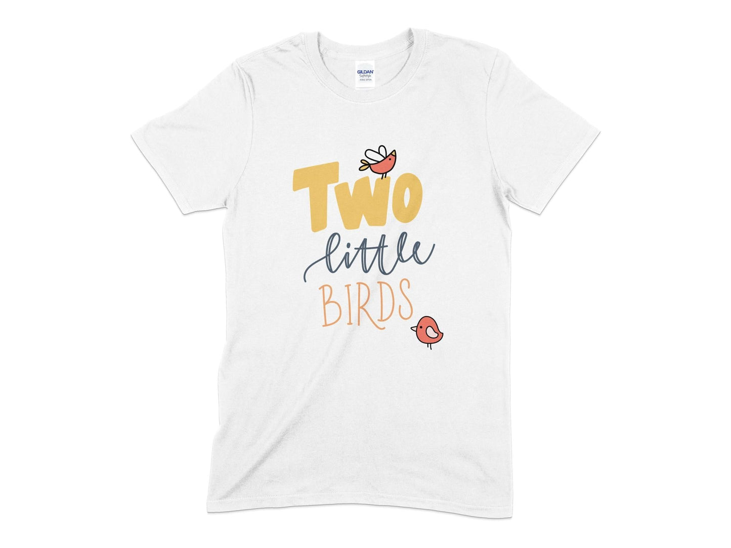 Two little birds Womens t-shirt - Premium t-shirt from MyDesigns - Just $19.95! Shop now at Lees Krazy Teez
