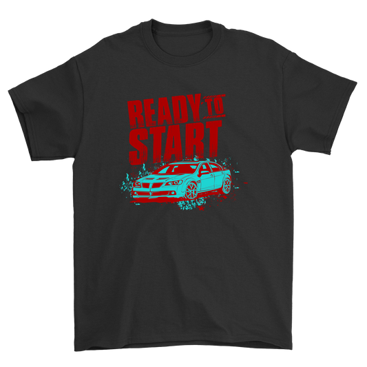 Ready to start t-shirt - Premium t-shirt from MyDesigns - Just $21.95! Shop now at Lees Krazy Teez