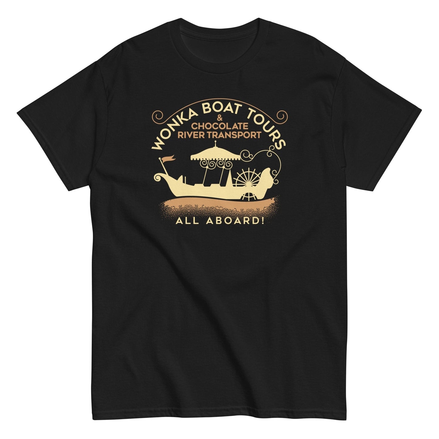 Wonka boat tours all aboard funny unisex t-shirt - Premium t-shirt from MyDesigns - Just $19.95! Shop now at Lees Krazy Teez