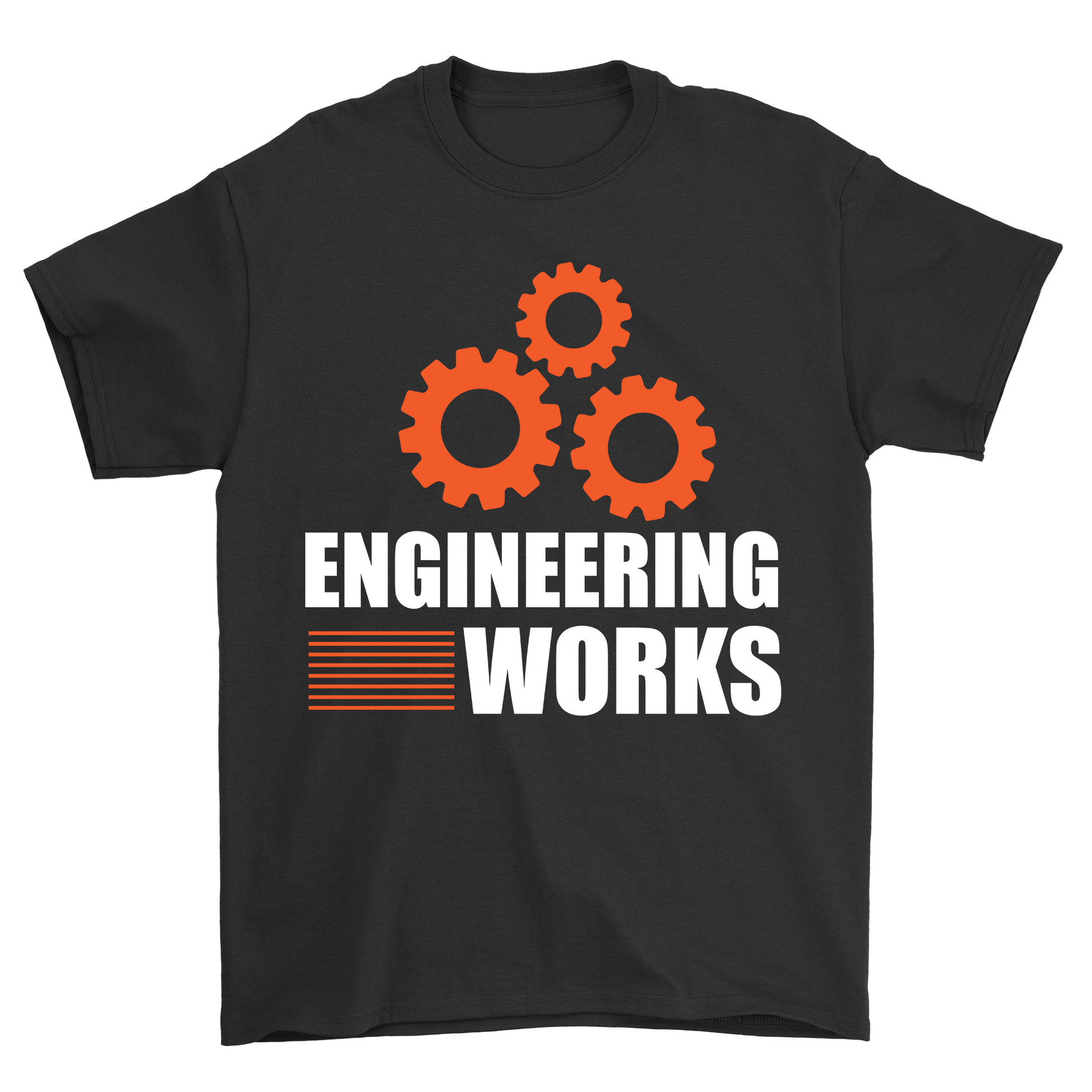 Engineering Works Men's tee shirt - Premium t-shirt from MyDesigns - Just $17.95! Shop now at Lees Krazy Teez