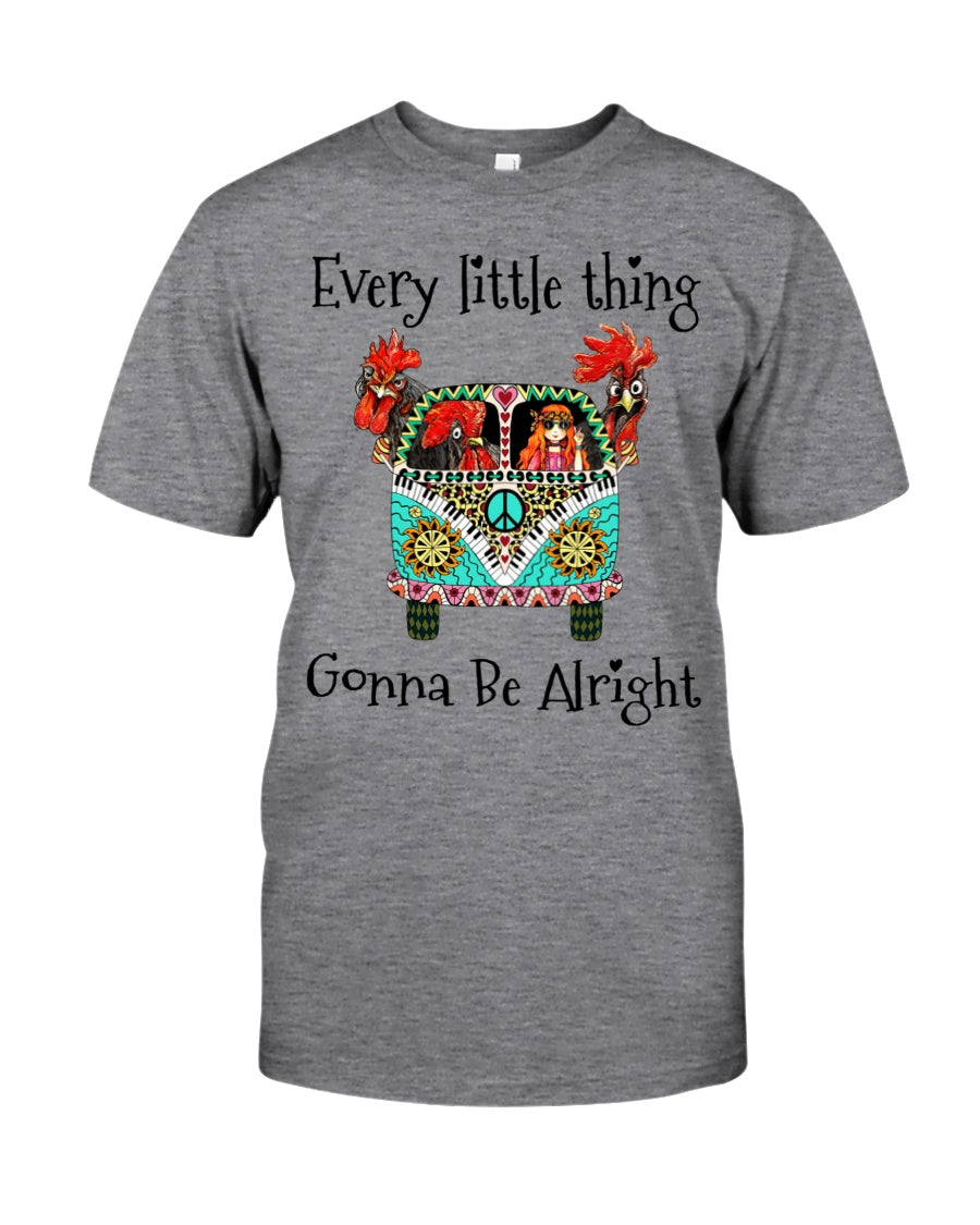 Every little thing gonna be alright unisex t-shirt - Premium t-shirt from MyDesigns - Just $19.95! Shop now at Lees Krazy Teez