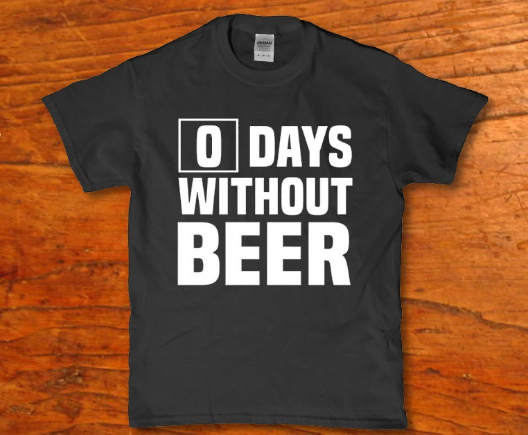 0 Dadys without beer Men's t-shirt - Premium t-shirt from MyDesigns - Just $19.95! Shop now at Lees Krazy Teez