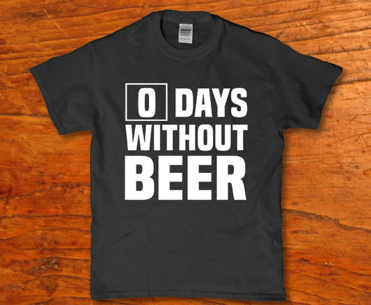0 Dadys without beer Men's t-shirt - Premium t-shirt from MyDesigns - Just $19.95! Shop now at Lees Krazy Teez