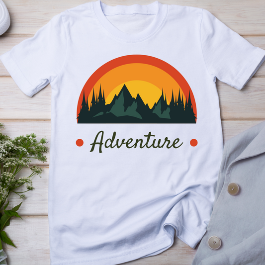 Adventure country mountain unique women camping t-shirt - Premium t-shirt from Lees Krazy Teez - Just $21.95! Shop now at Lees Krazy Teez