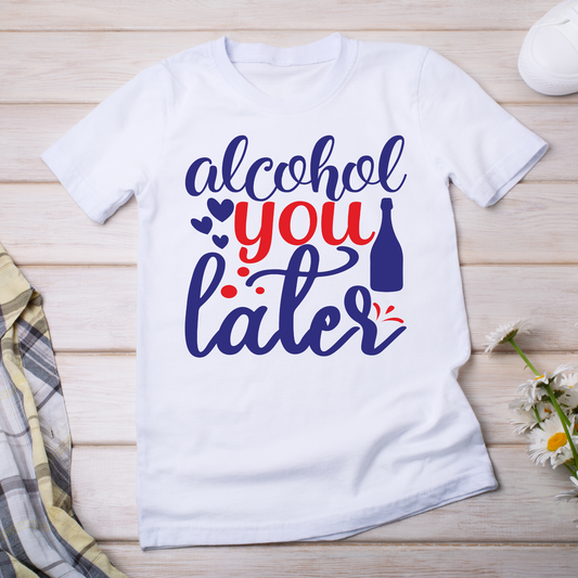 Alcohol drinking hilarious typography quote - women's funny t-shirt - Premium t-shirt from Lees Krazy Teez - Just $21.95! Shop now at Lees Krazy Teez