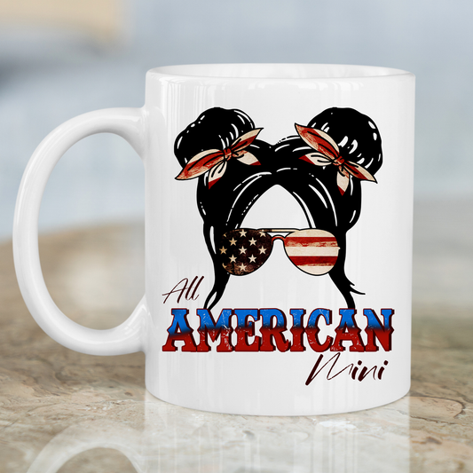 All American mini Fourth of July Mug - Premium mugs from Lees Krazy Teez - Just $24.95! Shop now at Lees Krazy Teez
