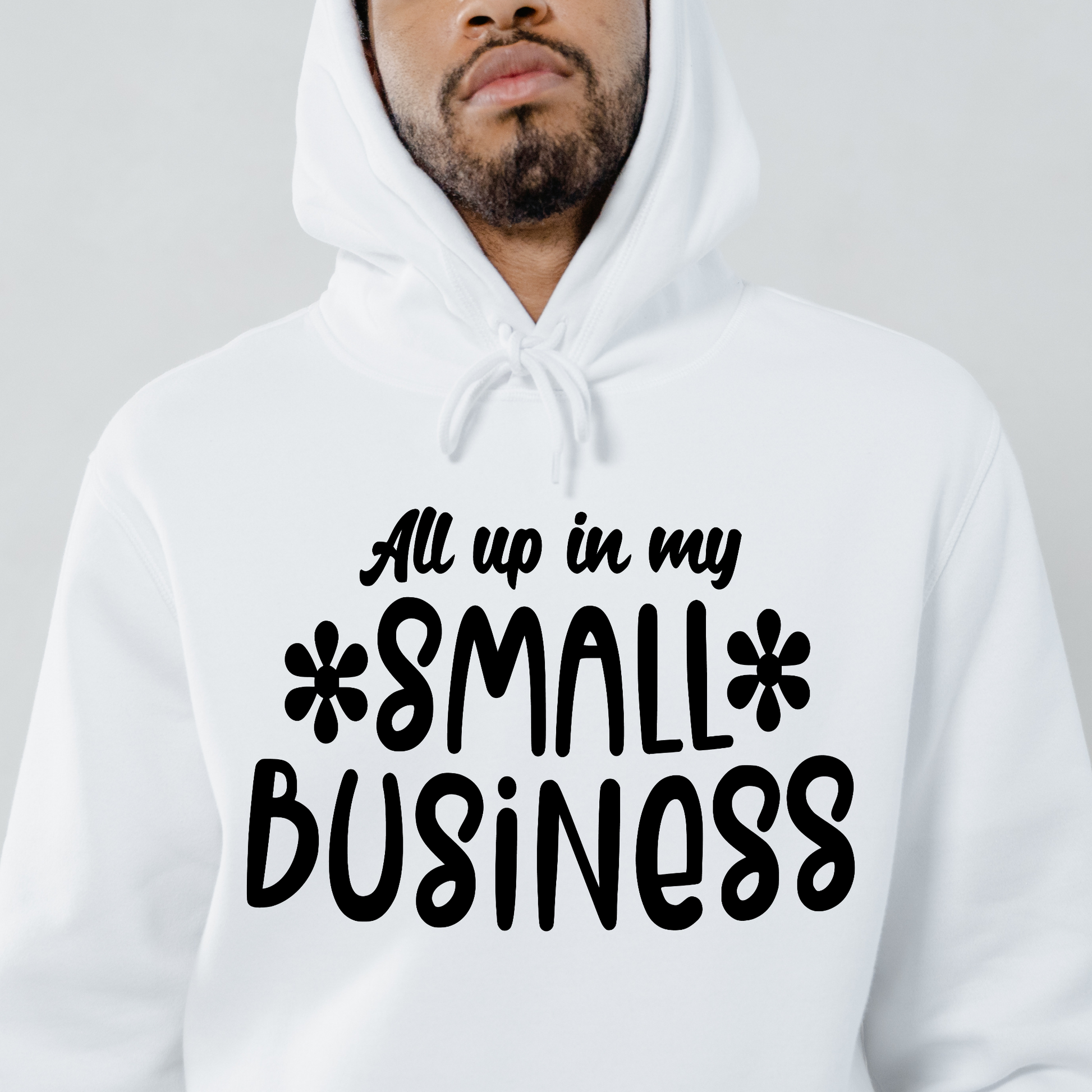 All up in my small business Men's awesome Hoodie - Premium t-shirt from Lees Krazy Teez - Just $39.95! Shop now at Lees Krazy Teez