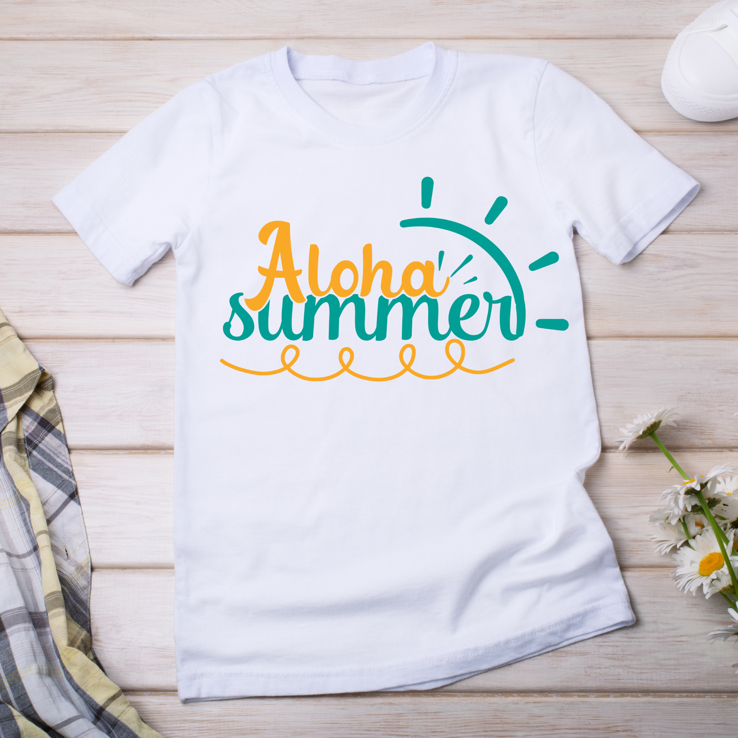 Aloha summer Hawaii vacation tee - Women's funny t-shirt - Premium t-shirt from Lees Krazy Teez - Just $21.95! Shop now at Lees Krazy Teez