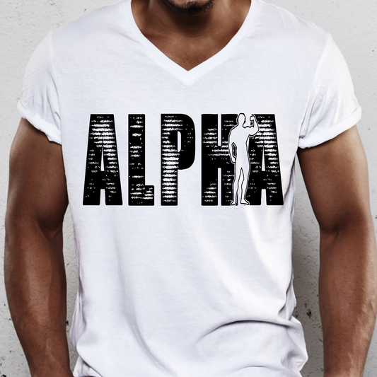 Alpha workout bodybuilding exercise Men's t-shirt - Premium t-shirt from Lees Krazy Teez - Just $19.95! Shop now at Lees Krazy Teez