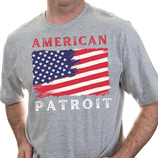 American Patriot Men's - funny patriotic shirts - Premium t-shirt from Lees Krazy Teez - Just $24.95! Shop now at Lees Krazy Teez