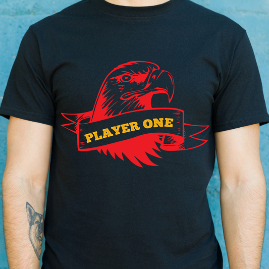 American eagle player one graphic illustration Men's t-shirt - Premium t-shirt from Lees Krazy Teez - Just $19.95! Shop now at Lees Krazy Teez