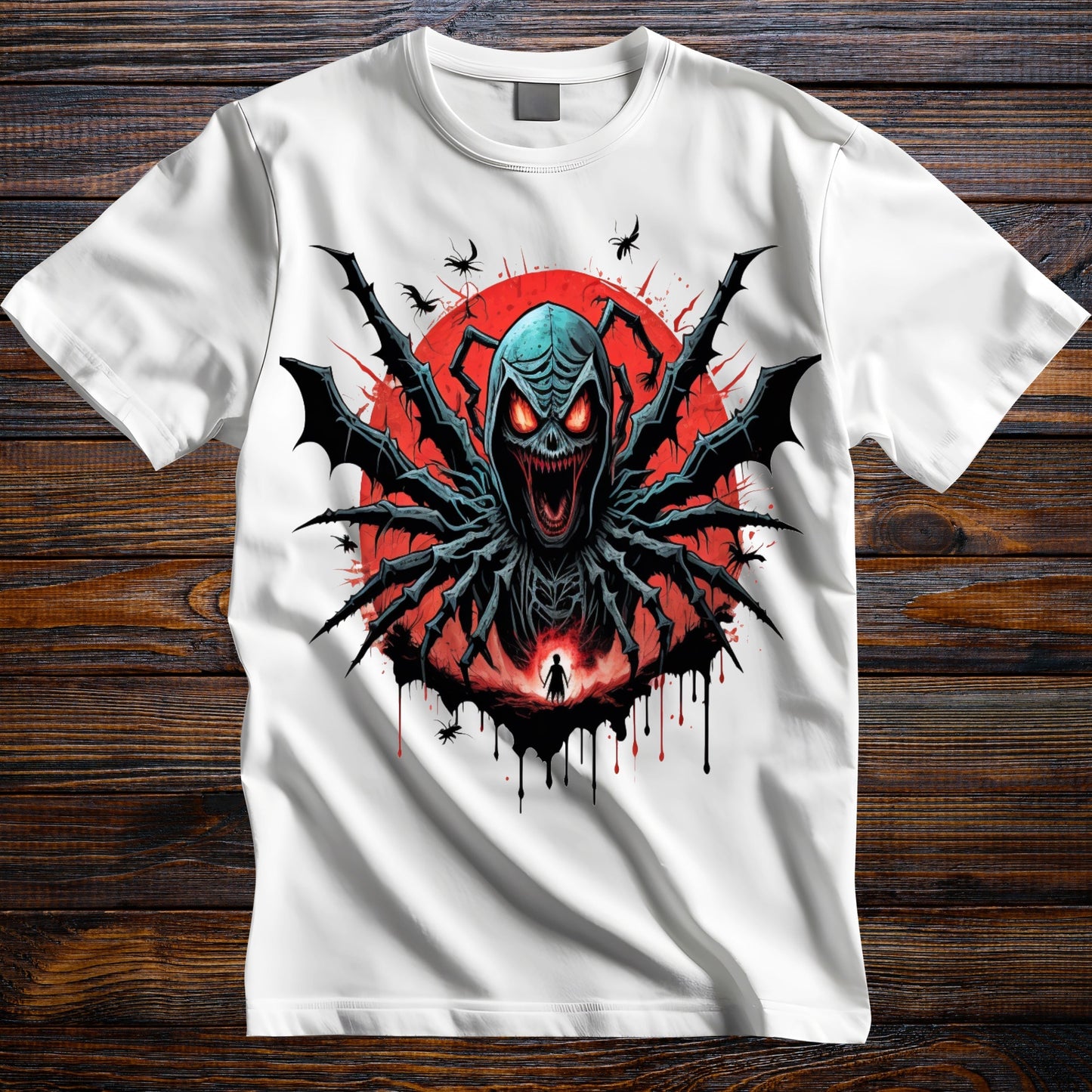 Arachnophobia - Scary Spider Design - Premium t-shirt from Lees Krazy Teez - Just $19.95! Shop now at Lees Krazy Teez