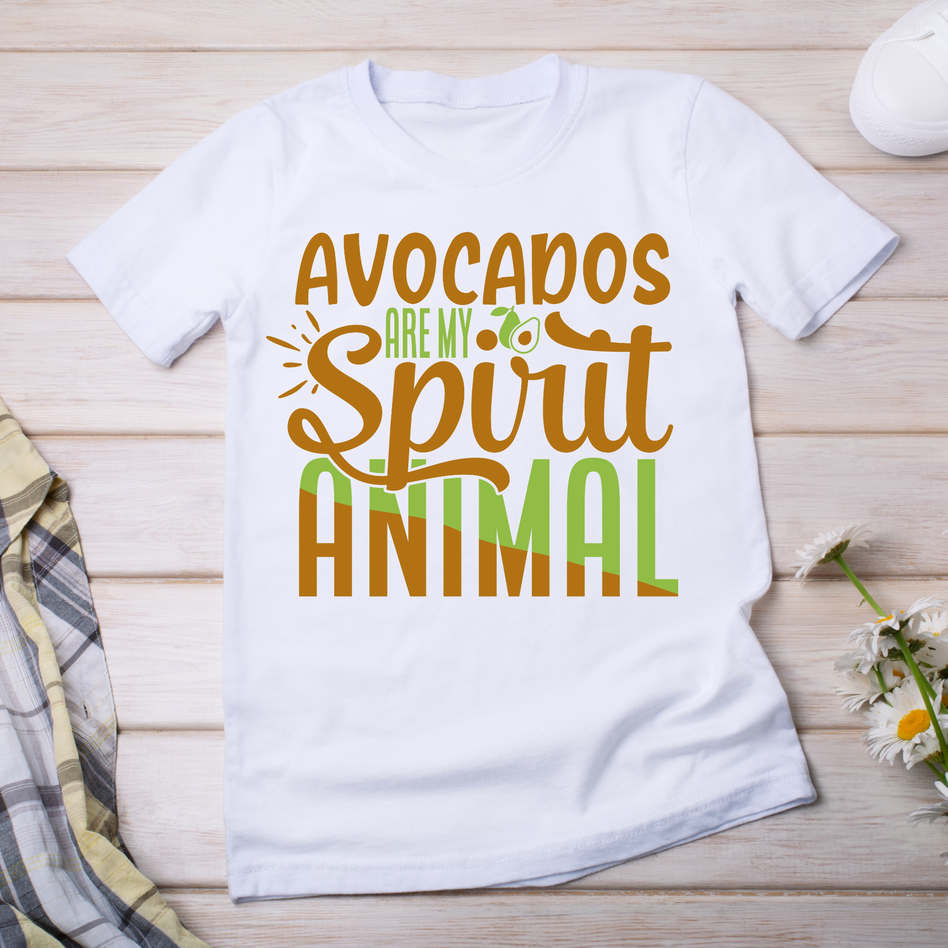 Avocados are my spirit animal Women's t-shirt - Premium t-shirt from Lees Krazy Teez - Just $21.95! Shop now at Lees Krazy Teez