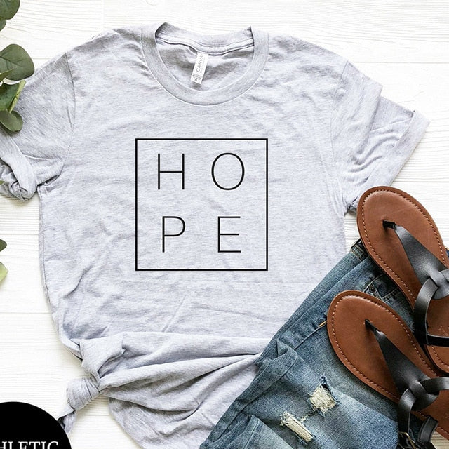 Faith, Hope, Love: Christian Summer Vibes" - Women's Short Sleeve Cotton T-Shirt: - Premium t-shirt from eprolo - Just $19.95! Shop now at Lees Krazy Teez