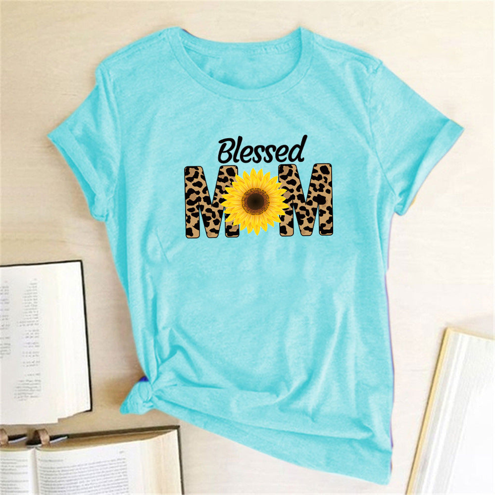 Radiant Sunflower Delight: Women's Summer Casual T-Shirt - Premium t-shirt from eprolo - Just $19.95! Shop now at Lees Krazy Teez
