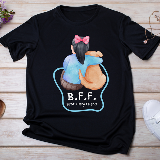 BFF Best Furry friend - Women's dog animal t-shirt - Premium t-shirt from Lees Krazy Teez - Just $19.95! Shop now at Lees Krazy Teez