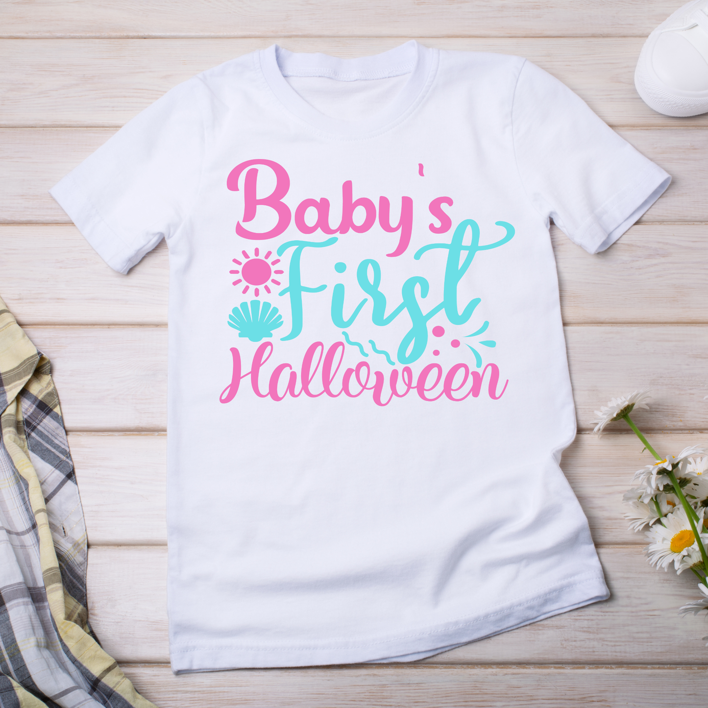 Baby's first Halloween Women's awesome t-shirt - Premium t-shirt from Lees Krazy Teez - Just $21.95! Shop now at Lees Krazy Teez