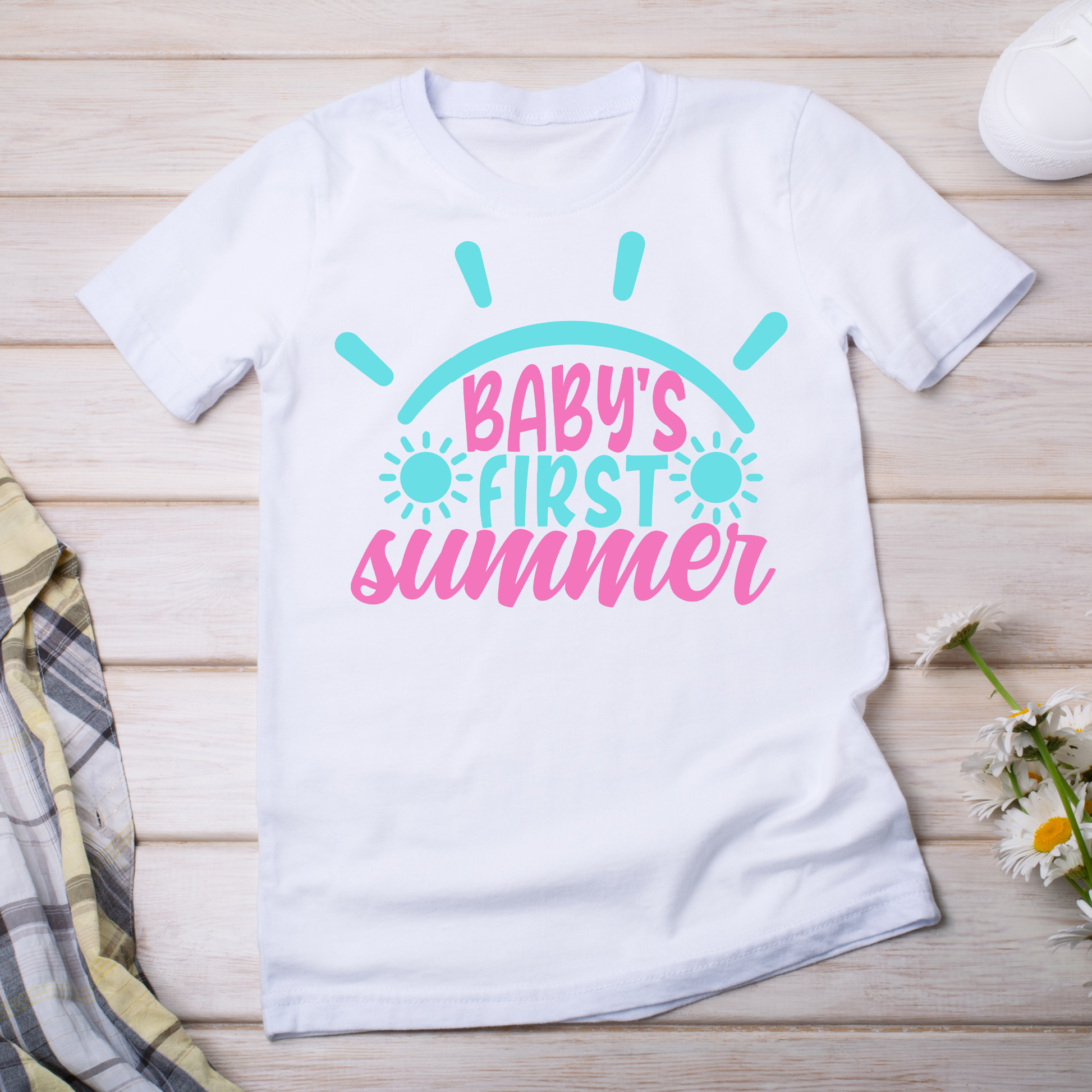 Baby's first summer mother - Women's t-shirt - Premium t-shirt from Lees Krazy Teez - Just $21.95! Shop now at Lees Krazy Teez