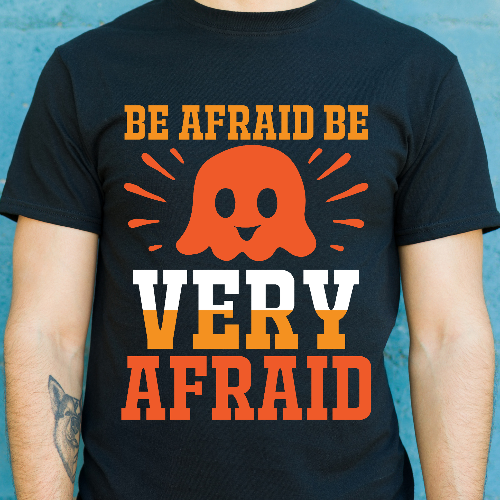 Be afraid be very afraid trendy Halloween t-shirt - Premium t-shirt from Lees Krazy Teez - Just $19.95! Shop now at Lees Krazy Teez