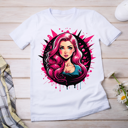 Beautiful Barbie Girl Barbie shirt womens - Premium t-shirt from Lees Krazy Teez - Just $21.95! Shop now at Lees Krazy Teez