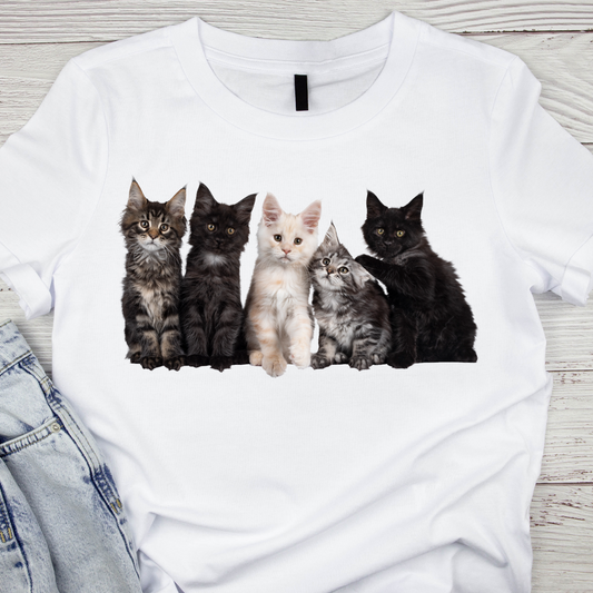 Cute cat animal shirt for Women  - gift idea for her ladies tee - Premium t-shirt from Lees Krazy Teez - Just $19.95! Shop now at Lees Krazy Teez