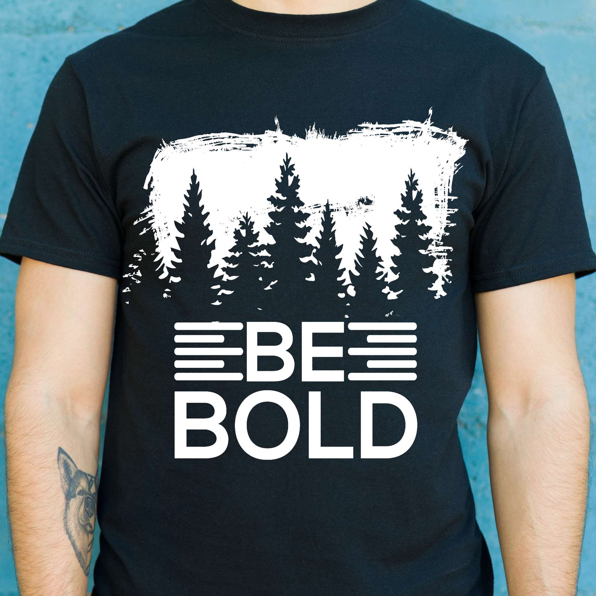 Be bold motivational awesome Men's t-shirt - Premium t-shirt from Lees Krazy Teez - Just $19.95! Shop now at Lees Krazy Teez
