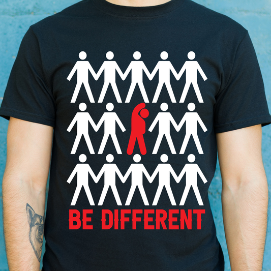 Be different awesome motivation Men's t-shirt - Premium t-shirt from Lees Krazy Teez - Just $19.95! Shop now at Lees Krazy Teez