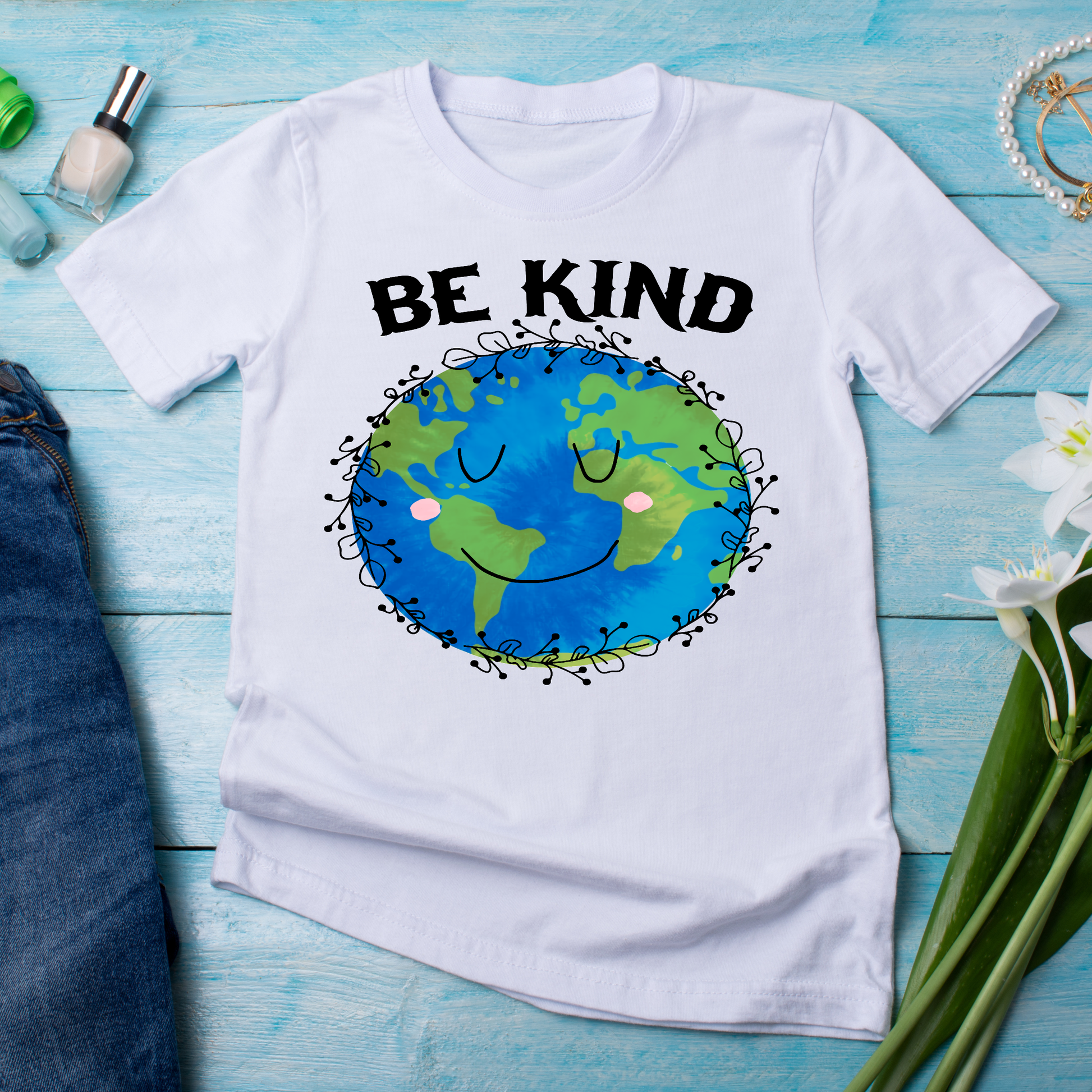 Be kind t shirts with sayings earth day t-shirt - Premium t-shirt from Lees Krazy Teez - Just $19.95! Shop now at Lees Krazy Teez